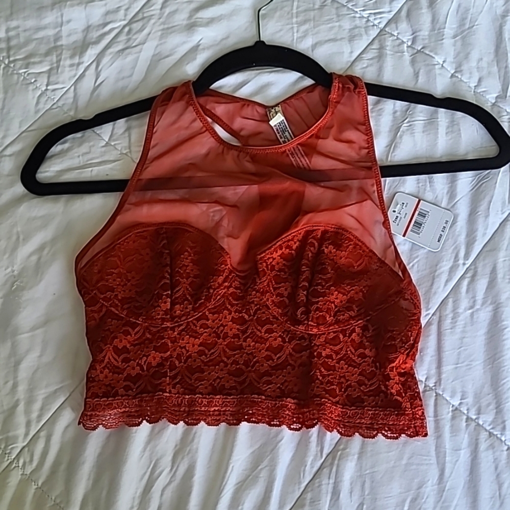 Free People Crop Top Intimate XS NWT